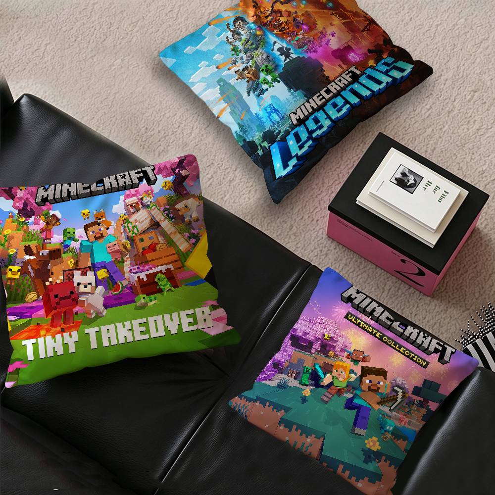 Party Games Minecraft - Sarung Bantal Personalisasi Game Retro M-Minecraft,