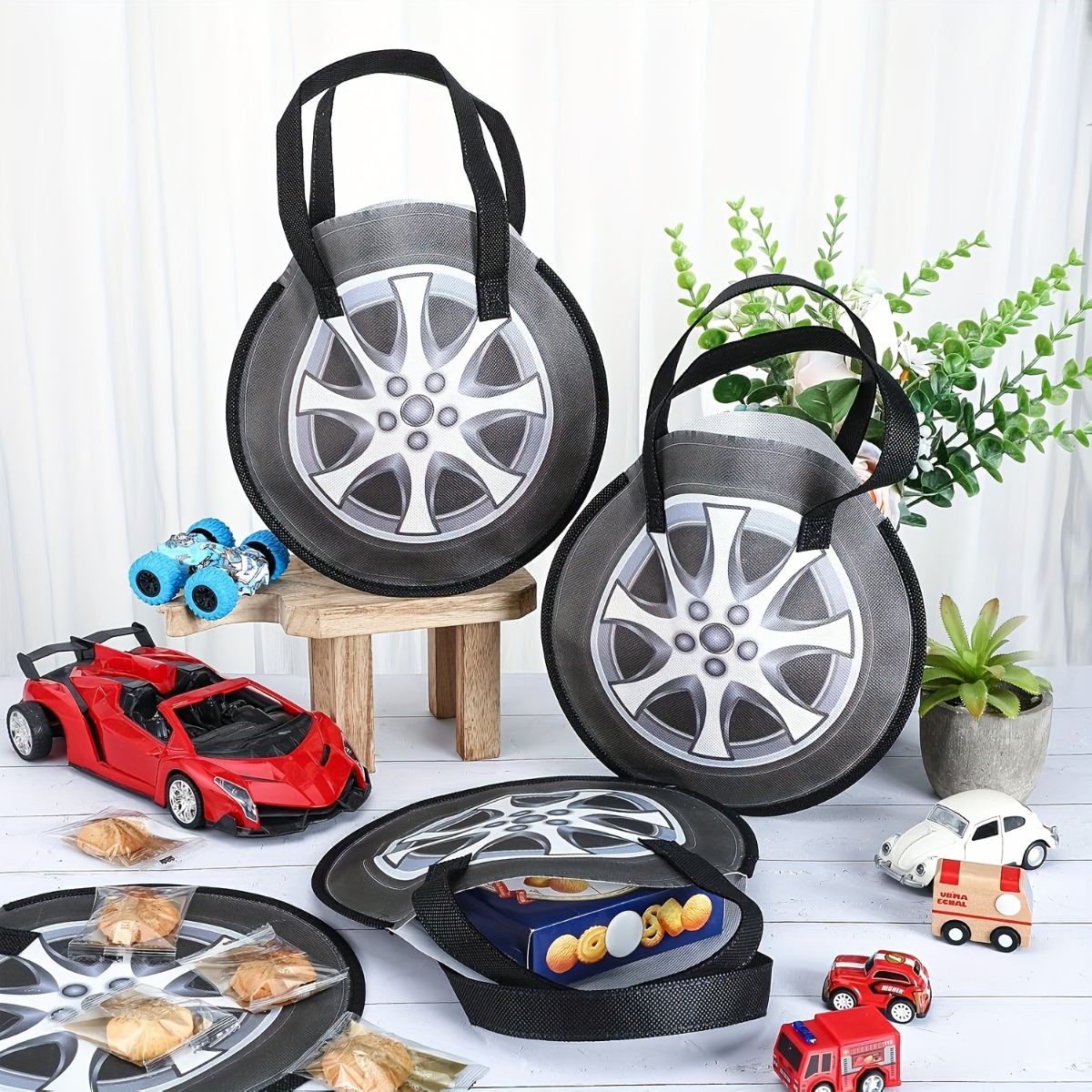 Sack Race Bag - 10 Buah Tas Jinjing Berbentuk Mobil