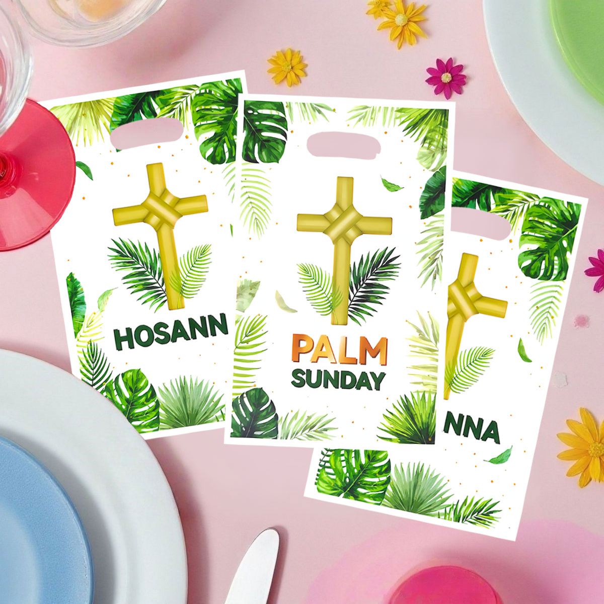 Party Games At Wedding - 20 Buah/40 Buah Tas Hadiah Hijau