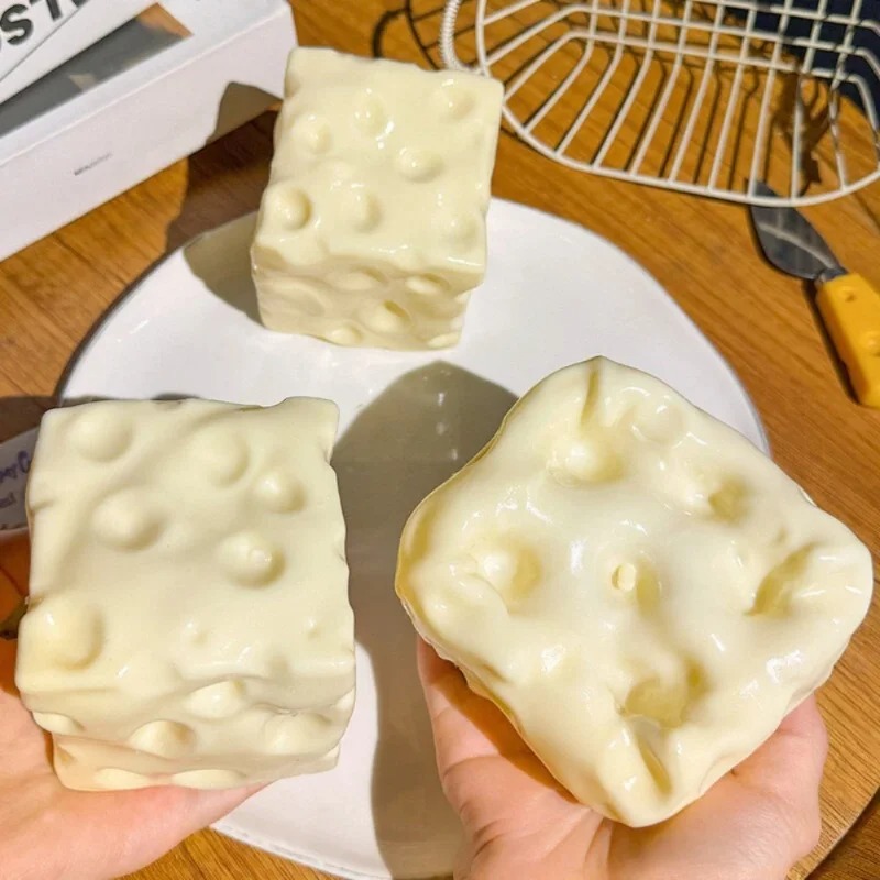 Party Games Spy - Taba Squishy Cheese Cube Bola Anti