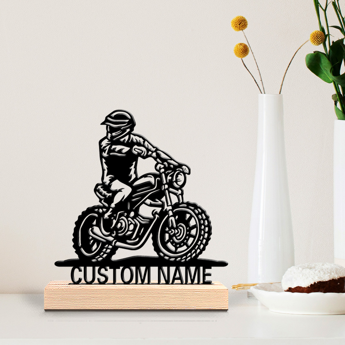 Party Games Graduation - 1pc Permainan Meja Kayu Motor Kustom