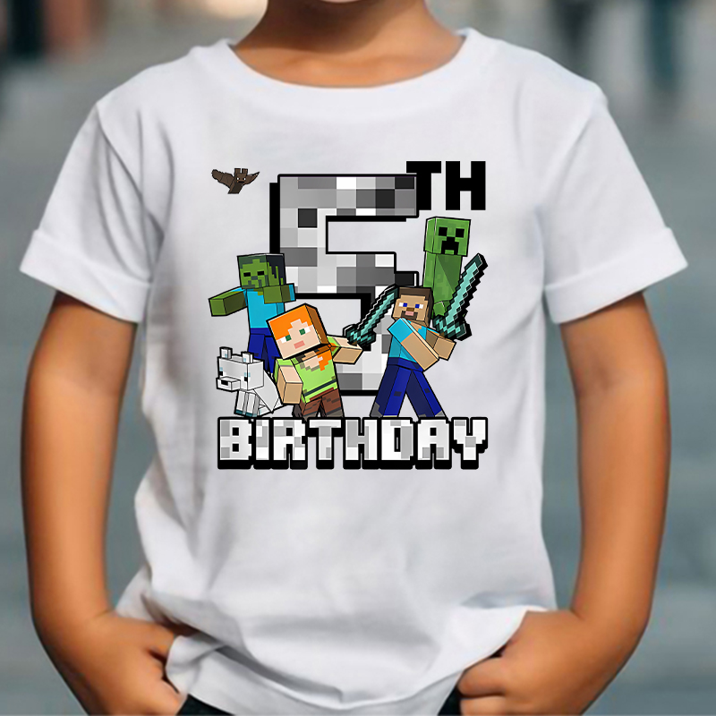 Party Games Minecraft - Kaus Kartun Lucu Minecrafted Kaus Katun