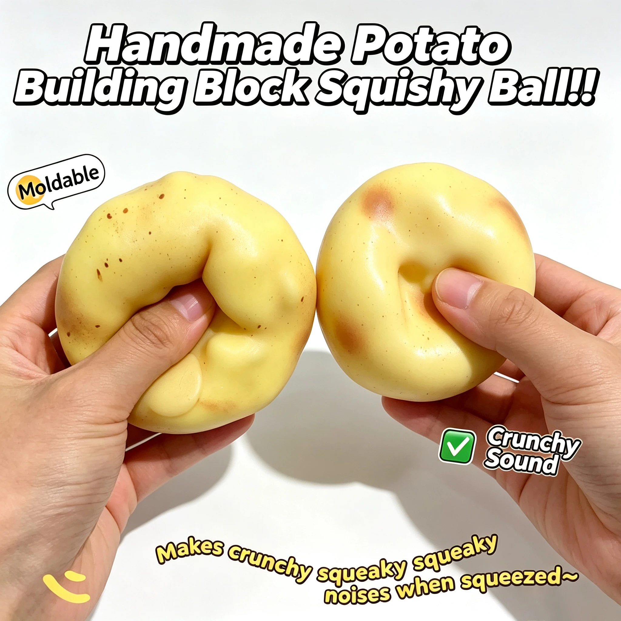 Bola Stres Squishy Kentang Ren - Party Games Spy ulasan dan harga