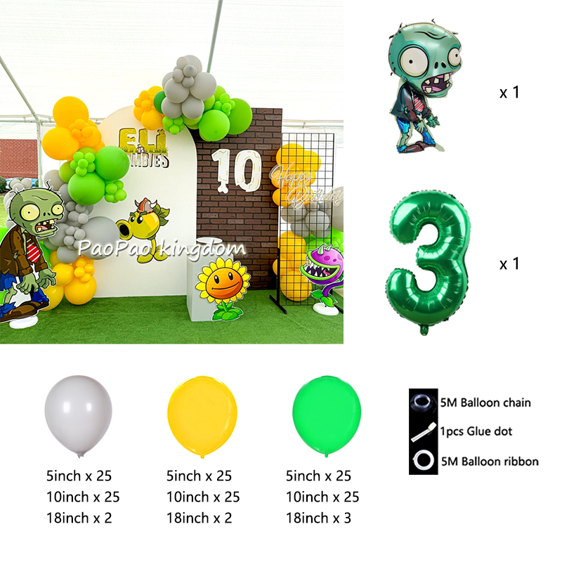 Kit Dekorasi Balon DIY PVZ The - Party Games Bunny ulasan dan harga