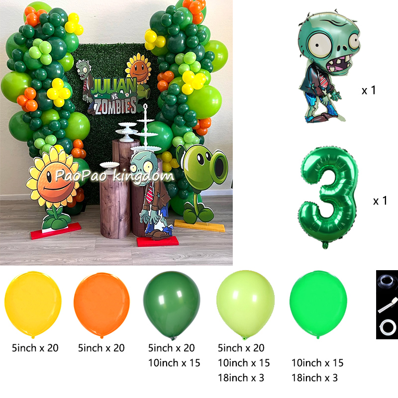 Balon Plants Vs. Zombies, Perl - Party Games Easter For Kids ulasan dan harga