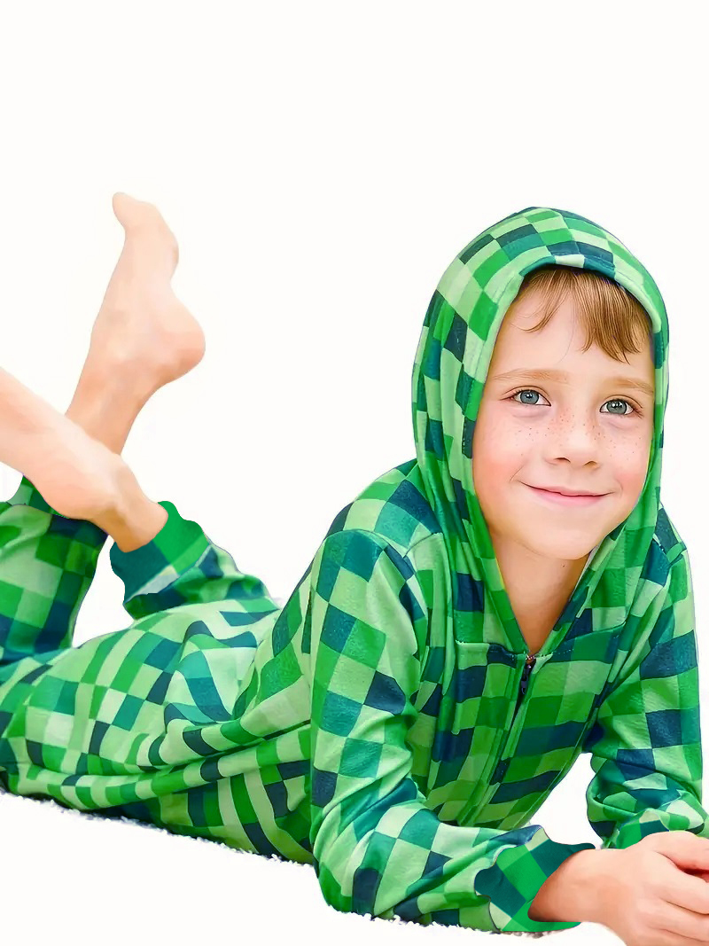 Kostum Creeper Karnaval Permai - Party Games Minecraft ulasan dan harga