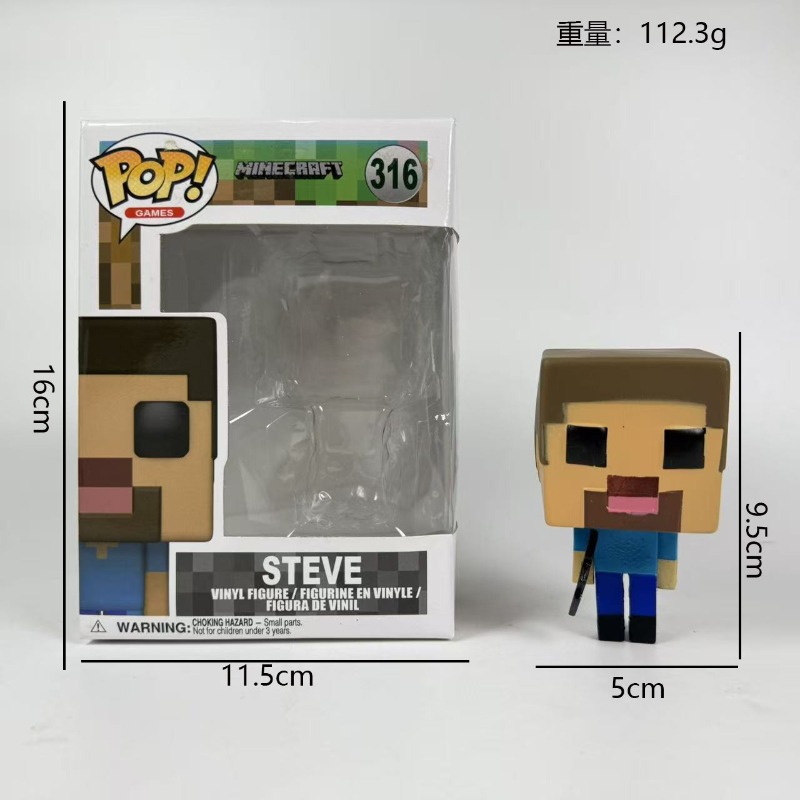 Figur Funko Minecraft Steve Cr - Party Games Minecraft ulasan dan harga
