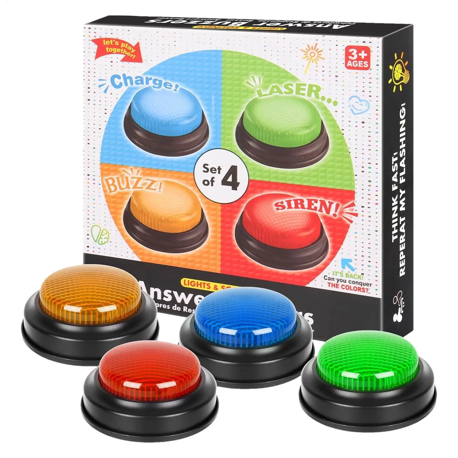 Tombol Jawaban Cepat 4-Piece G - Party Games Easter For Kids ulasan dan harga